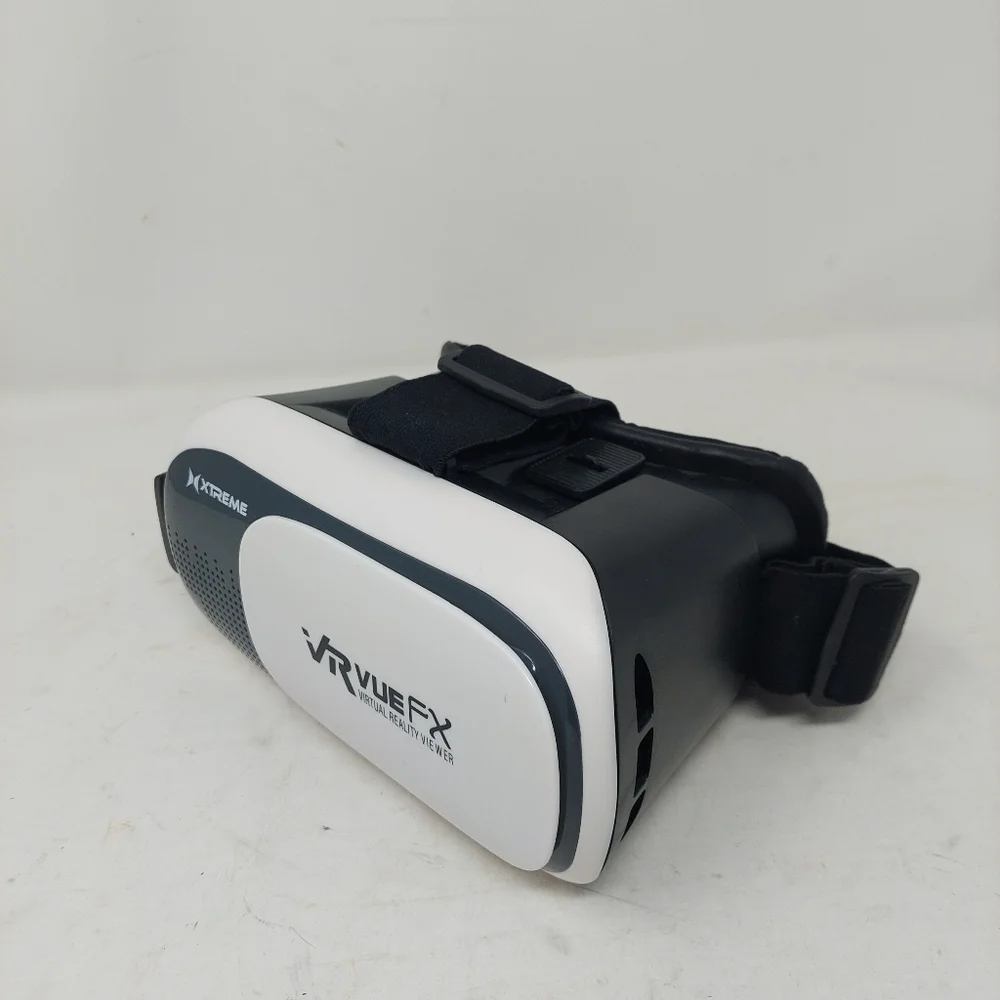 Xtreme Vr Vue Fx Virtual Reality Viewer Cell Phone Holder Headset White Black